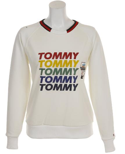 tommy hilfiger logo crew neck