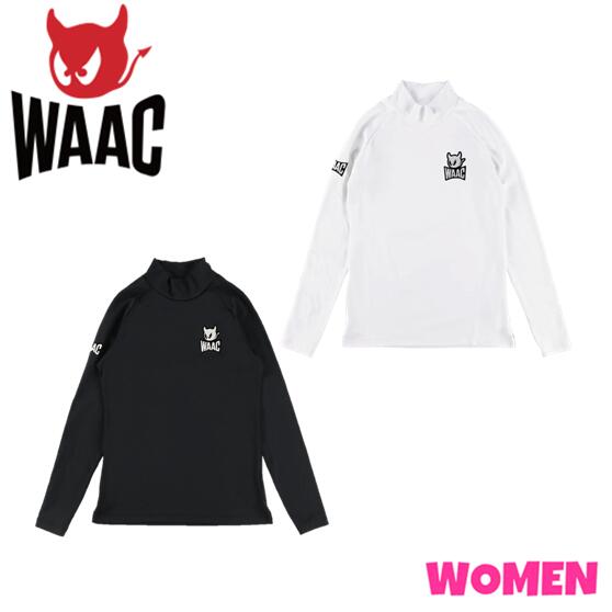 WAAC（ワック） ロゴエンボス起毛ジャカード長袖モックネック　オフホワイトS 楽天市場】☆12月限定☆【全品対象！エントリーでポイント3倍