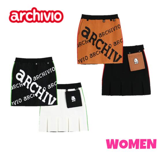 archivio アルチビオA316007WOMEN レディース編み物2wayスコート