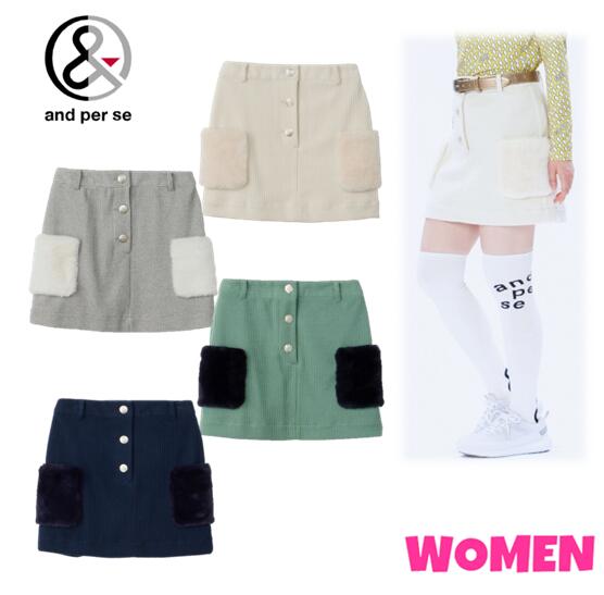 楽天市場】アンパスィ and per se ゴルフウェア スカート レディース