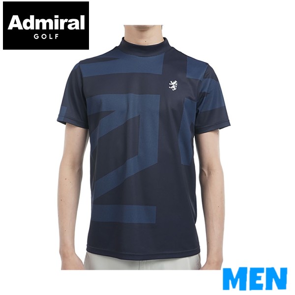 【30% OFF】 Admiral GOLF アドミラルゴルフ ADMA509 MEN メンズ UJモックネック 半袖 シャツ