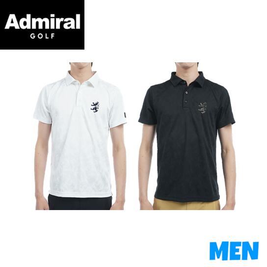 Admiral GOLF アドミラルゴルフADMA513 MEN メンズランパント ジャガードシャツ