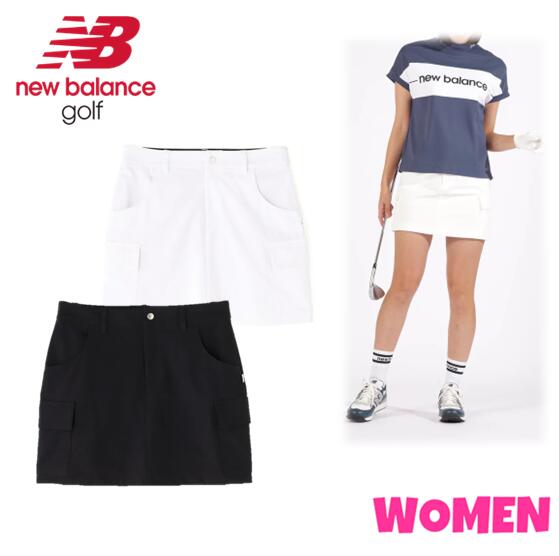 【30% OFF】new balance golf ニュー平衡にする ゴルフ012-5134504 レディース当たること冷感 防透 カーゴスカート ウェア-ゴルフ-スカート