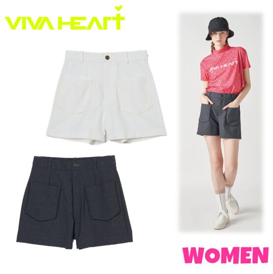 【30% OFF】 VIVA HEART ビバハート 012-73341 レディース 4WAYストレッチツイル ショートパンツ
