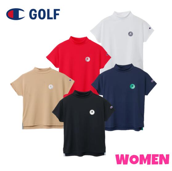 Champion GOLF チャンピオンゴルフ CW-BG309 レディース ショートスリーブモックネックシャツ