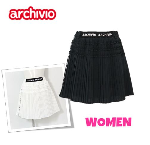 archivio アルチビオA456604WOMEN レディースミニプリーツ撥水通気スコート