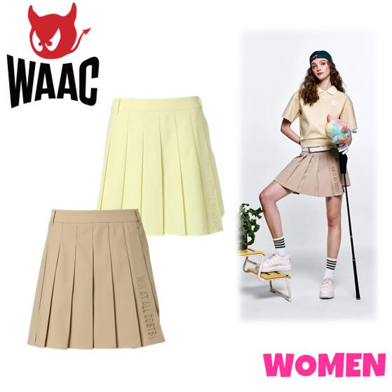 WAAC ワック072252460WOMEN レディースプリーツスカートパンツ