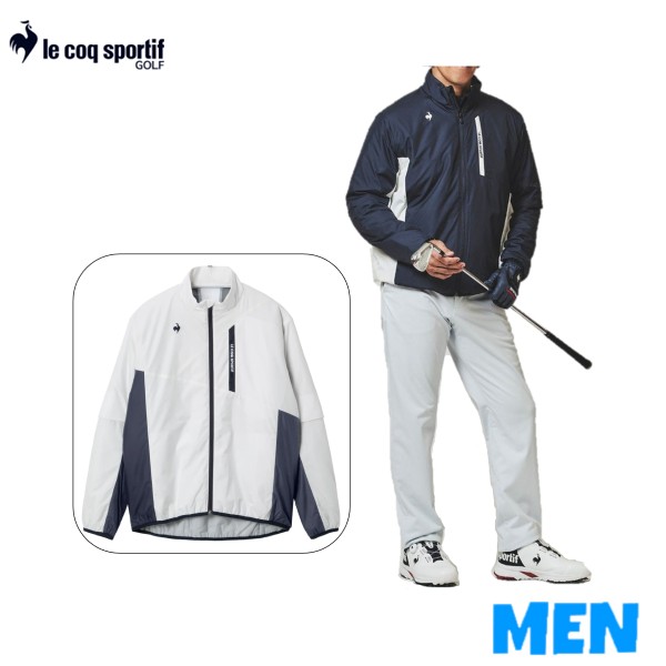 【30% OFF】le coq sportif GOLF ルコックスポルティフゴルフLG5FWB51MMEN メンズヒートナビ 伸ばすこと中わた掻き鳴らす 上衣 上衣 メンズウェア-スポーツ・アウトドア-ゴルフ