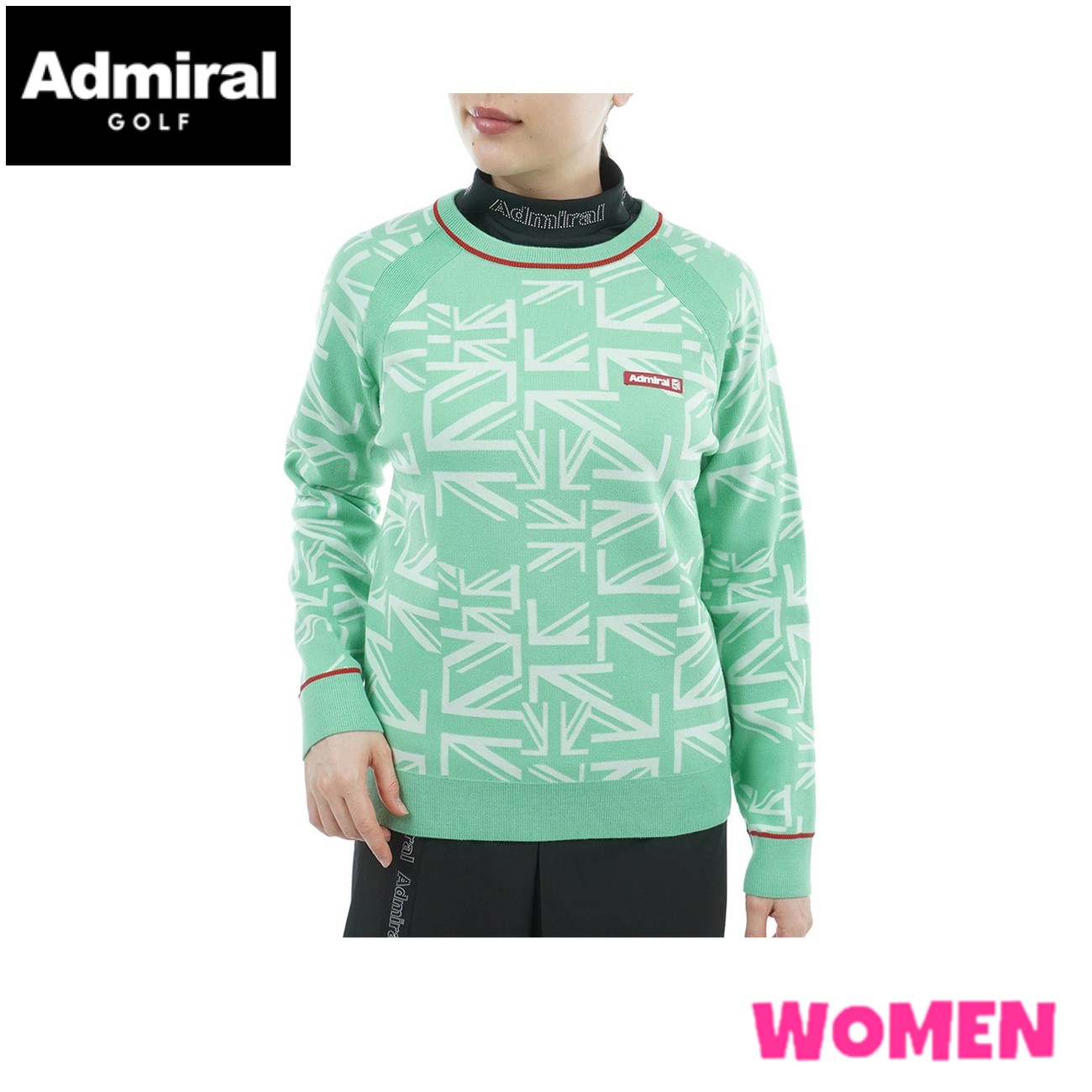 【30% OFF】Admiral GOLFアドミラルゴルフADLA558 WOMEN レディースUJ クルーネック セーター｜７２店