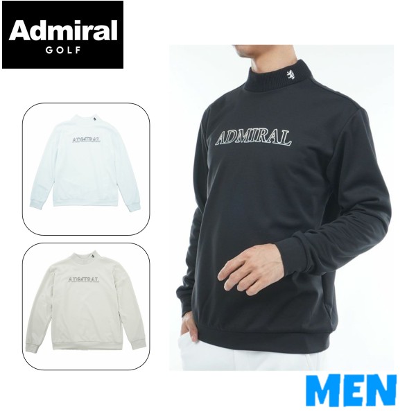 【30% OFF】 Admiral GOLFアドミラルゴルフADMA586 MEN メンズホカタッチ モックネック スウェット 長袖 シャツ｜７２店