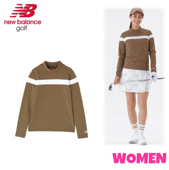 【30% OFF】 NB new balance golf ニューバランス ゴルフ 012-5267503 レディース UV ストレッチ 長袖 モックネック プルオーバー