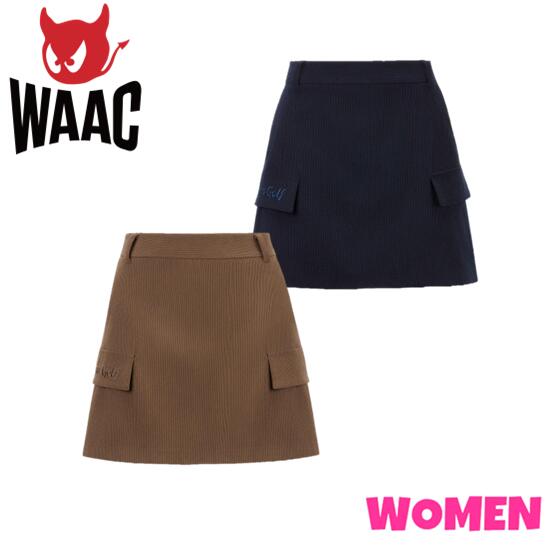 【30% OFF】WAAC ワック072254380WOMEN レディースコーデュロイスカートインナーパンツ一体型