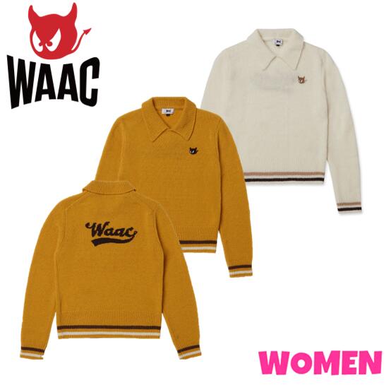 【30%OFF】WAAC ワック072254780WOMEN レディースブークレカラーニット