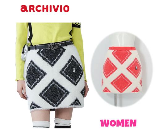 【30% OFF】archivio アルチビオA516012WOMEN レディースフェザーヤーン保温編み物スコート