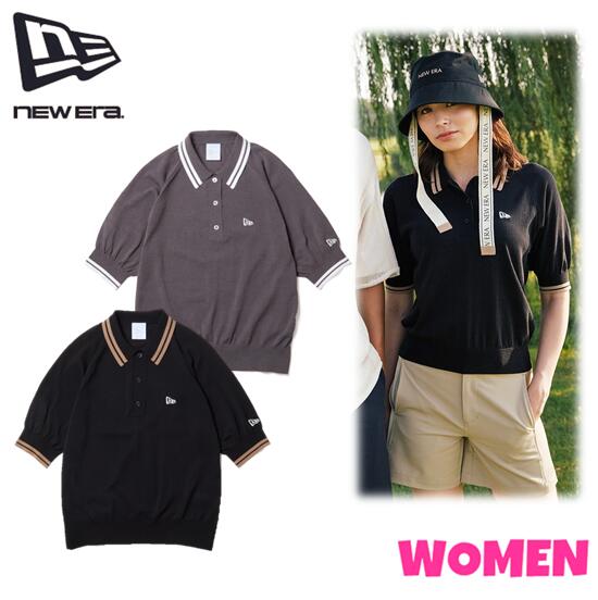 NEW ERA GOLF ニューエラ ゴルフ 14859877 14859878 WOMEN レディース Women's 半袖 ニット ポロシャツ