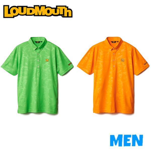 ▼▲▼▲▼尖んがり10倍！▼▲▼▲▼ラウドマウス LOUDMOUTHMEN メンズ プレミアムカノコ エン主任者半袖 スポーツシャツ
