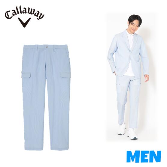 ▼▲▼▲▼ポイント10倍！▼▲▼▲▼ CallawayApparel キャロウェイアパレル C26126105 メンズ 8WAYストレッチシアサッカーカーゴパンツ