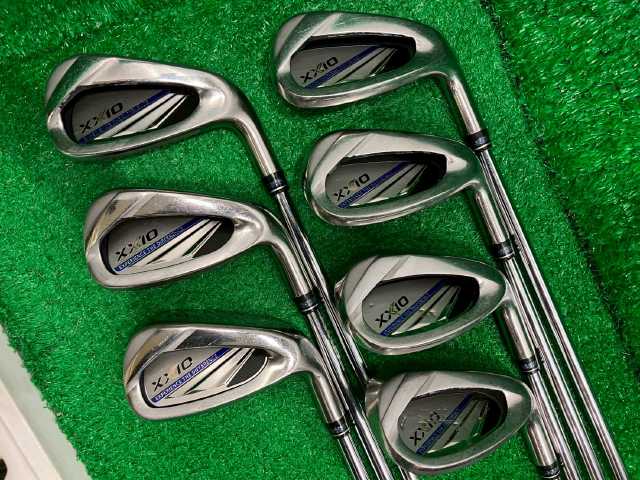 【中古】[517] ダンロップ \u003cBR\u003eゼクシオ2020 Navy/NSPRO860GH DST 7本仕掛ける/R/28【ゴルフ】