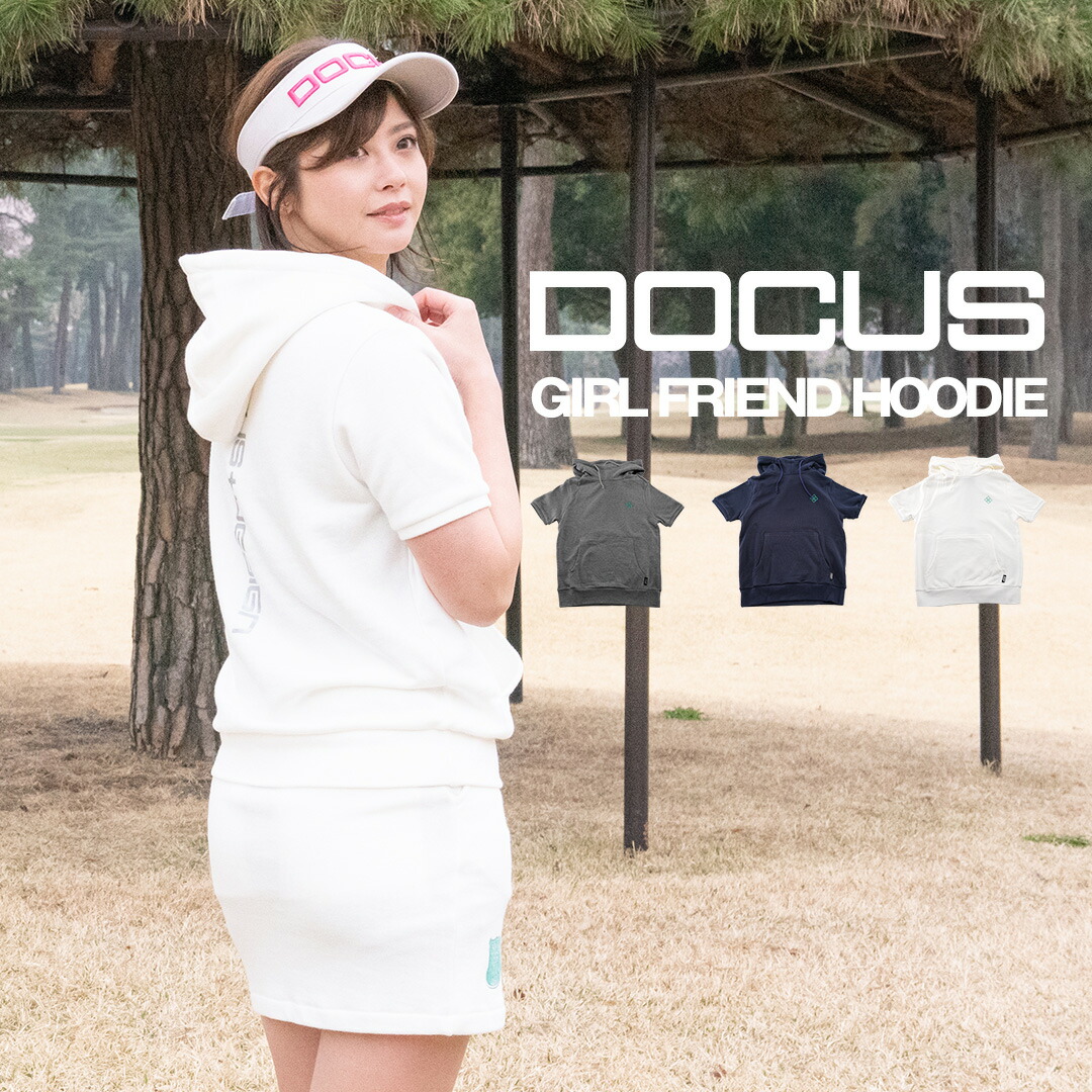 LINE10%off/【20%OFF】ドゥーカス DOCUS ゴルフウェア パーカー ガールフレンド フーディ DCL22S00 春 夏 アパレル ゴルフ ウェア レディース かわいい おしゃれ []｜SHOP DOCUS 店 9,101円