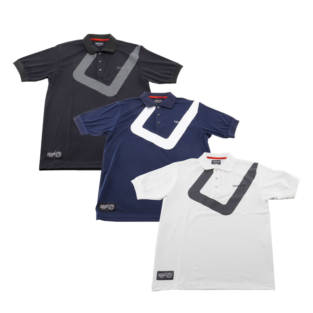 ドゥーカス DOCUS ゴルフウェア ポロ DCM22S006 BIG D POLO 春 夏 アパレル ゴルフ ウェア メンズ かっこいい おしゃれ []