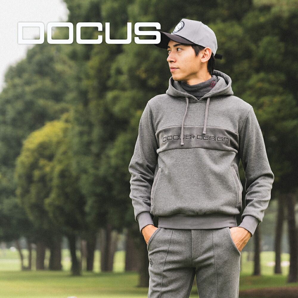 DOCUS ドゥーカス | DD Warm Hoodie DCM23A004 ウォーム フーディ パーカー  | ゴルフ御召しもの メンズ レディース ユニ一発やる 秋冬 | 今めかしい かっこいい メンズ流行り物 防寒 防風 | 白いこと 米国海軍 薄墨色 | S M L XL 3L