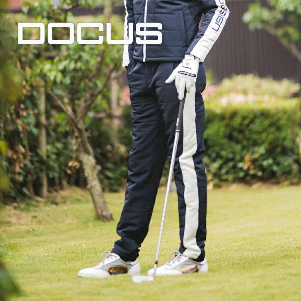 DOCUS ドゥーカス | ゴルフウェア ホット バッティング パンツ Hot Batting Pants | メンズ | おしゃれ かっこいい メンズファッション 中綿 | ネイビー ホワイト | M L XL 3L | DCM23A022 23,606円