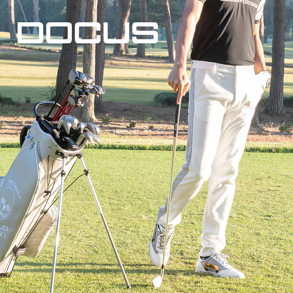DOCUS ゴルフウェア おしゃれ メンズ かっこいい パンツ DD Side Line Pants DCM23S009 ドゥーカス サイドラインパンツ メンズファッション