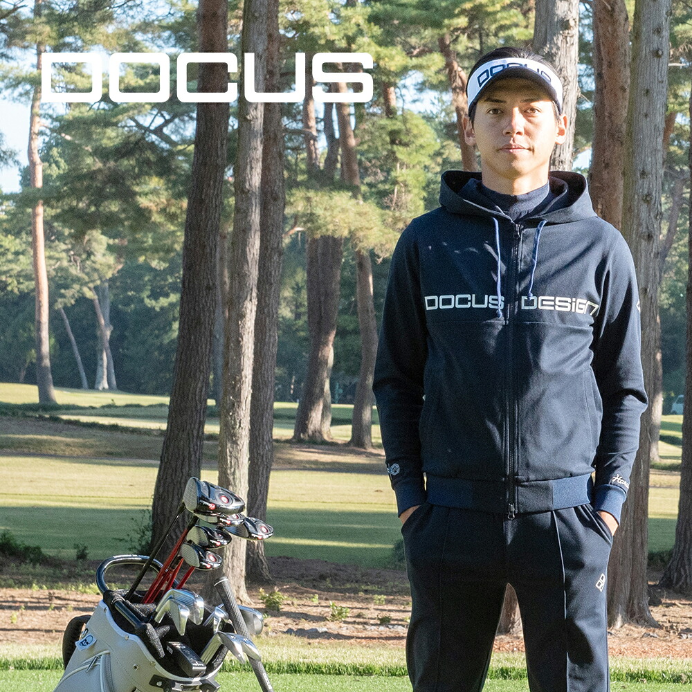 LINE10%off/【40%OFF】DOCUS ゴルフ御召しもの 今めかしい メンズ かっこいい パーカー DD Sweat Hoodie DCM23S013 ドゥーカス 汗水 フーディ メンズ流行り物