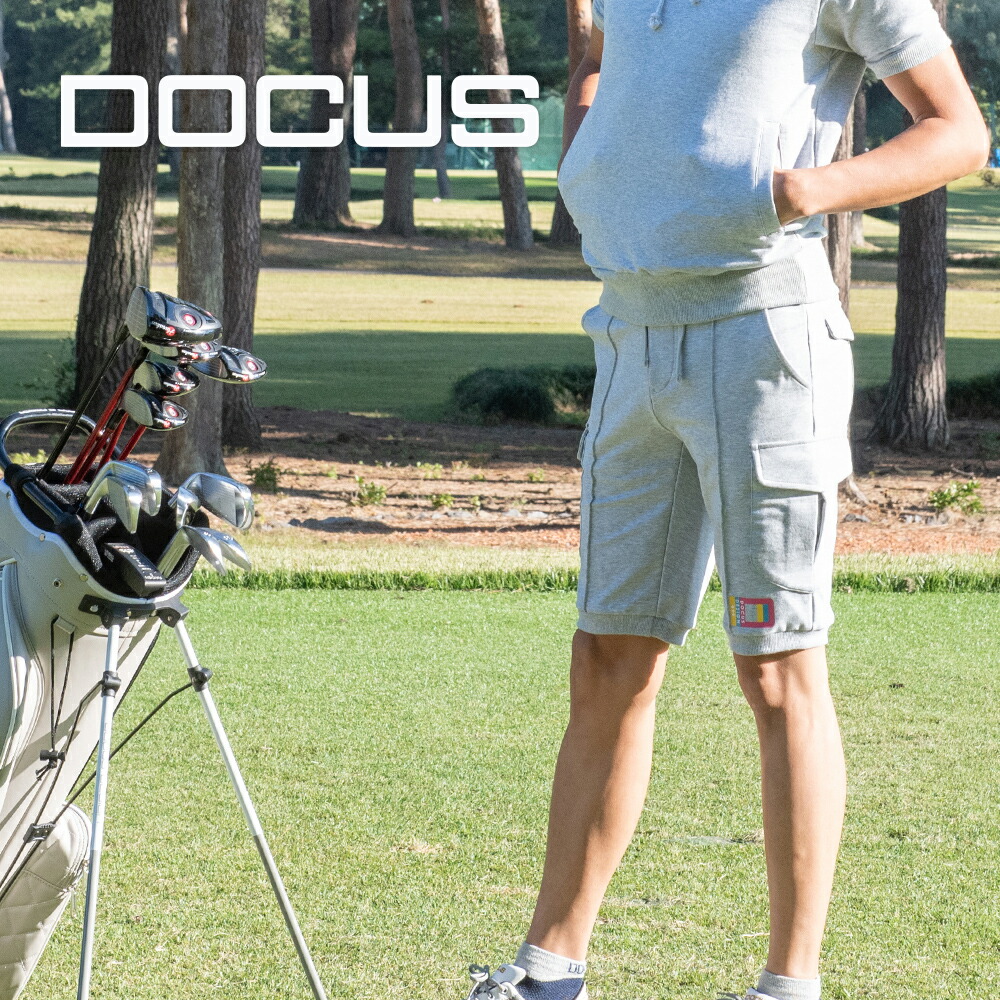 DOCUS メンズ かっこいい 今めかしい 汗水 二分の一ズボン下 Jersey Half Pants DCM23S016 dcap23ss メンズ流行り物