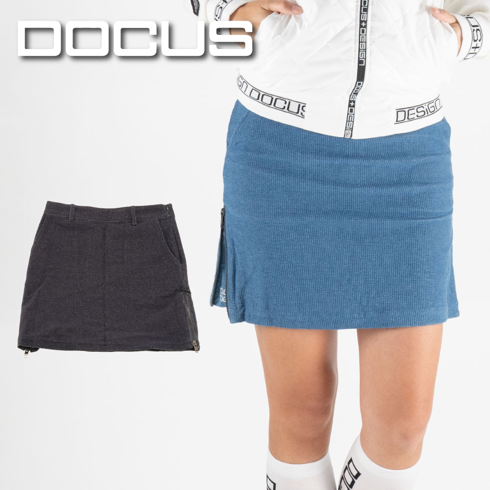ドゥーカス DOCUS | スコート 編み物スコート DCL22A007 | ゴルフ御召しもの レディース 秋冬 | 御召しもの 愛くるしい 今めかしい 防寒 冬ゴルフ 運動競技御召しもの レディース流行り物 | 米国海軍 サキソフォン | S M L