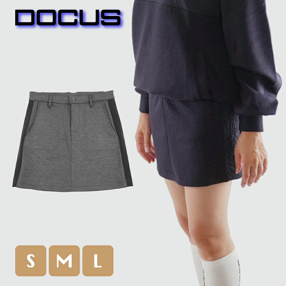 【2025年秋冬新作】【排他的権利付き添い人】DOCUS ドゥーカス｜DCL25A004 Add Skirts スコート | ゴルフお召しもの レディース 秋冬 | 分かりやすい 25aw 愛くるしげ 今めかしい | 米国海軍 濃灰色 | S M L