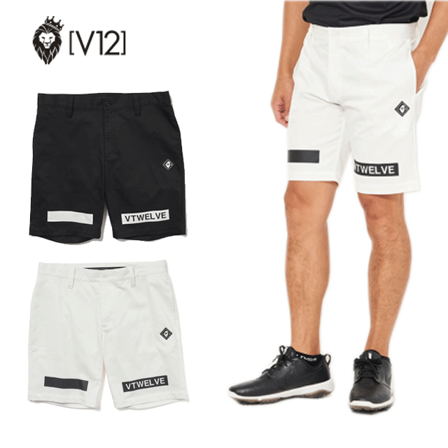 手数料安い 楽天市場 V12 ヴィ トゥエルヴ Sp Shorts 半ズボン ショートパンツ パンツ ボックスプリント ブランドロゴ スリースター ゴルフウェア メンズ シンプル かっこいい V Pn12 コアーズ楽天市場店 取り寄せ ゴルフショップコアーズ楽天市場店 国内配送