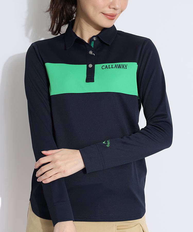 Callaway レディース 長袖ポロシャツ size L☆美品 tic-guinee.net