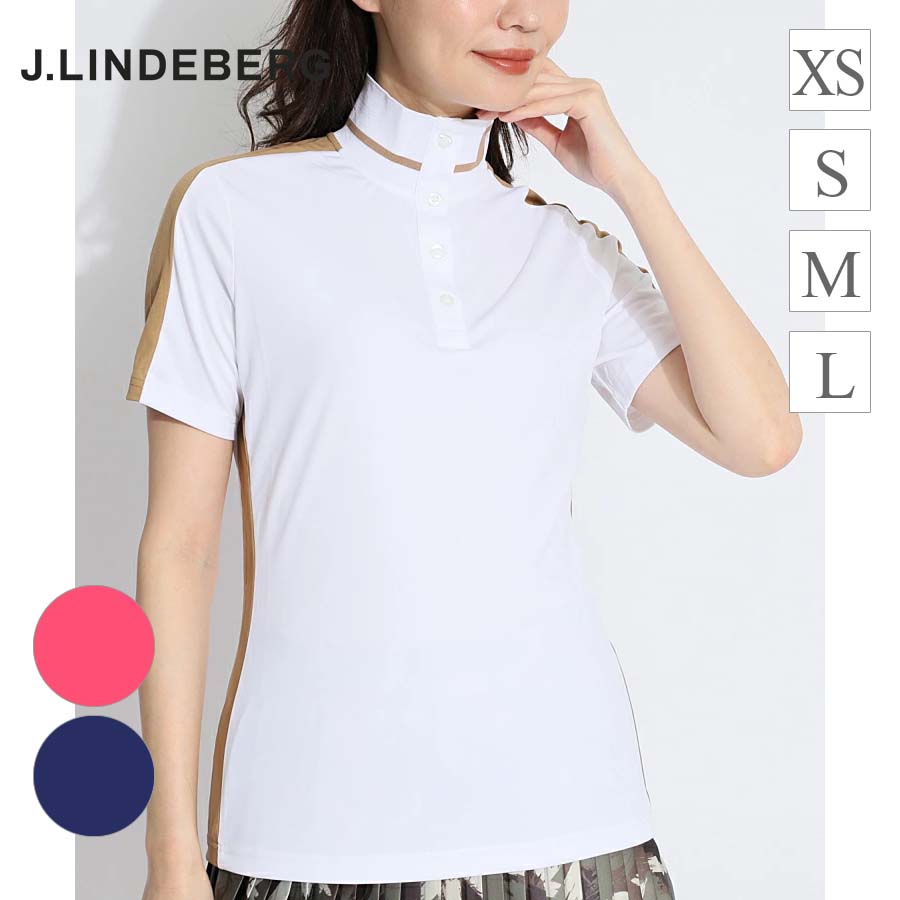 J.LINDEBERG ゴルフ 女性 ポロシャツ XSサイズ - ウエア(女性用)