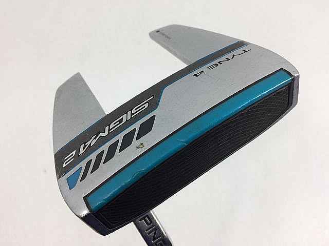 2点以上送料無料 即納 中古 ピン Sigma2 Tyne 4 パター プラチナム 19 調整機能付き オリジナルスチール パター Labomgd Ch
