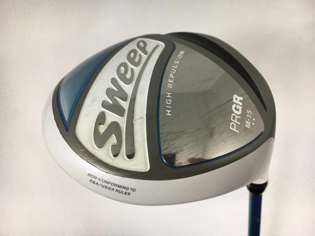 お買い得品！【3980円以上で送料無料】【即納】【中古】プロギア スウィープ (SWEEP) M-15 ドライバー 2017(高反発) ツアーAD SL?-4 1W｜ゴルフエース3号店店