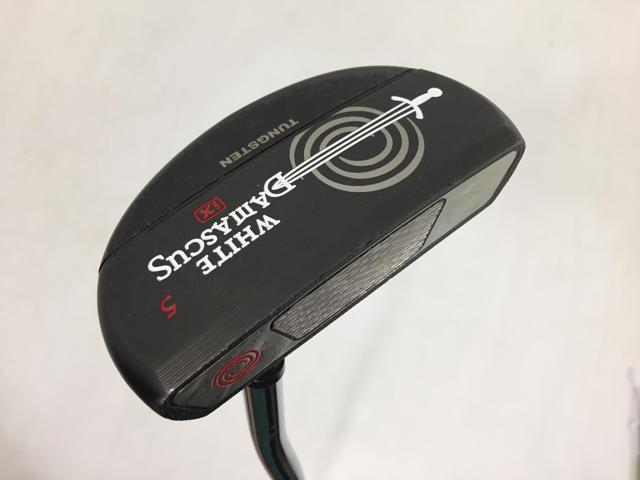 お買い得品！【3980円以上で送料無料】【即納】【中古】オデッセイ ホワイト ダマスカス ix #5 パター オリジナルスチール パター｜ゴルフエース3号店店
