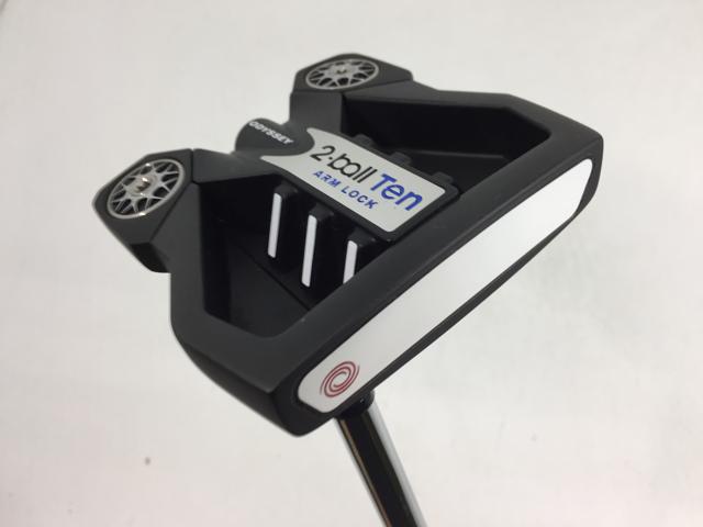 【3980円以上で貨物輸送無料】【即納】【中古】【超美品】オデッセイ 2-Ball TEN ARM LOCK (手鍵を掛ける) パター 2023 目あたらしいスチール写真 パター
