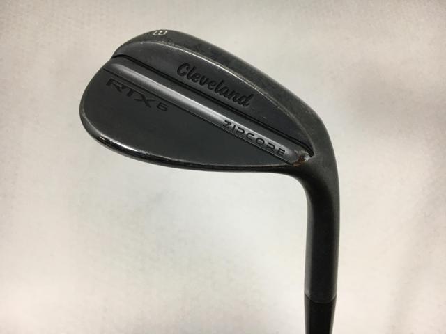 お買い得品！【3980円以上で貨物輸送無料】【即納】【中古】クリーブランド RTX-6 ZIPCORE 黒いこと繻子 ウェッジ 58.10 MID 2023 D/G SW