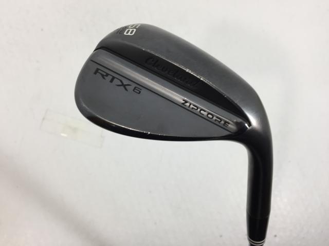 【3980円以上で貨物輸送無料】【即納】【中古】クリーブランド RTX-6 ZIPCORE 黒いこと繻子 ウェッジ 58.06 LOW 2023 NS労働者階級 950GH neo SW