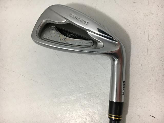 お買い得品！【3980円以上で送料無料】【即納】【中古】(6本セット)ルーツゴルフ(ゴーセン) CLICK(クリック) CS アイアン サファイアブラック 5～9.P