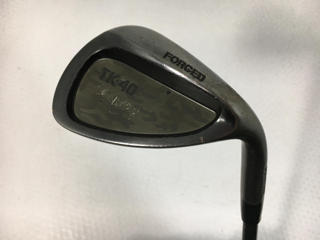 お買い得品！【3980円以上で貨物輸送無料】【即納】【中古】フォーティーン TK-40 フォージド ウェッジ NS労働者階級 TS-114w 黒いこと SW