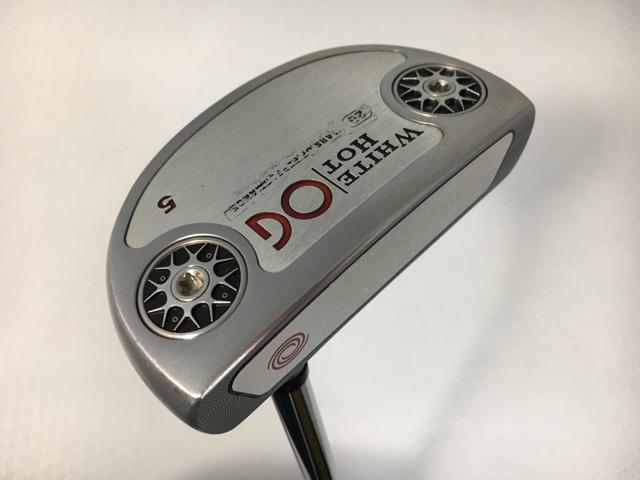 【3980円以上で送料無料】【即納】【中古】オデッセイ ホワイト ホット OG #5 パター STROKE LAB(ストローク ラボ)シャフト パター