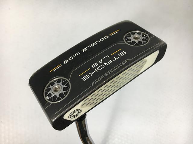 【3980円以上で送料無料】【即納】【中古】オデッセイ STROKE LAB(ストローク ラボ) ブラックシリーズ DOUBLE WIDE パター 2020 オリジナルスチール パター｜ゴルフエース3号店店