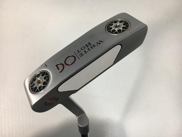 【3980円以上で送料無料】【即納】【中古】オデッセイ ホワイト ホット OG #1 パター STROKE LAB(ストローク ラボ)シャフト パター