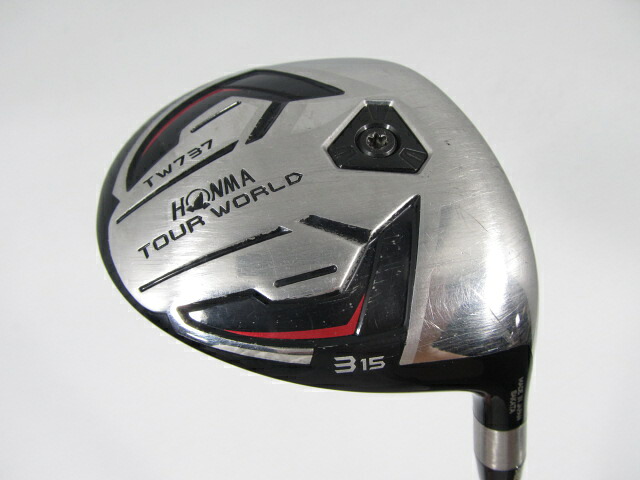 お買い得品！【3980円以上で送料無料】【即納】【中古】ホンマ TOUR WORLD (ツアーワールド) TW737 FW フェアウェイ VIZARD EX-C 65 3W