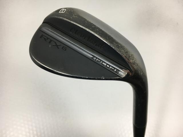 お買い得品！【3980円以上で貨物輸送無料】【即納】【中古】クリーブランド RTX-6 ZIPCORE 黒いこと繻子 ウェッジ 58.10 MID 2023 NS労働者階級 850GH SW