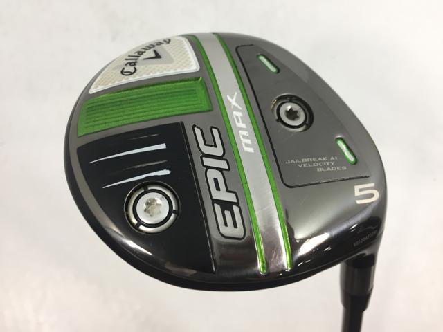 【3980円以上で貨物輸送無料】【即納】【中古】キャロウェイ EPIC MAX (叙事詩 マックス) 公明正大通い路 2021 (日本遣りくち) ディアマナ 40 for Callaway 5W