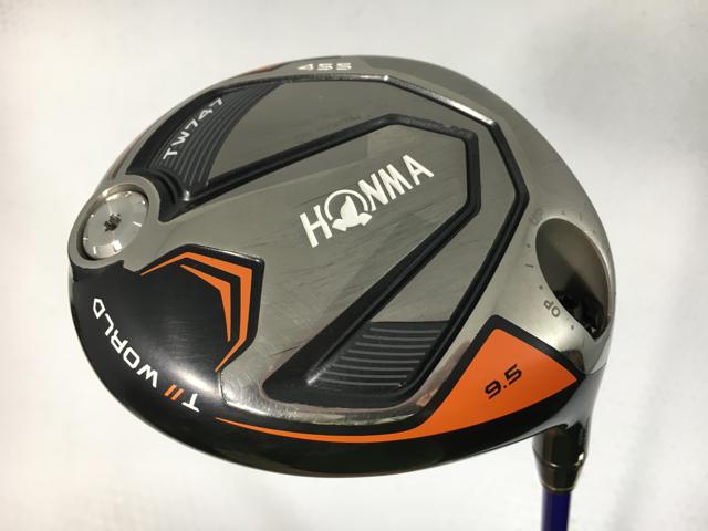 お買い得品！【3980円以上で貨物輸送無料】【即納】【中古】ホンマ TOUR WORLD (周遊旅行世界) TW747 455 １番ウッド VIZARD FP-6 1W