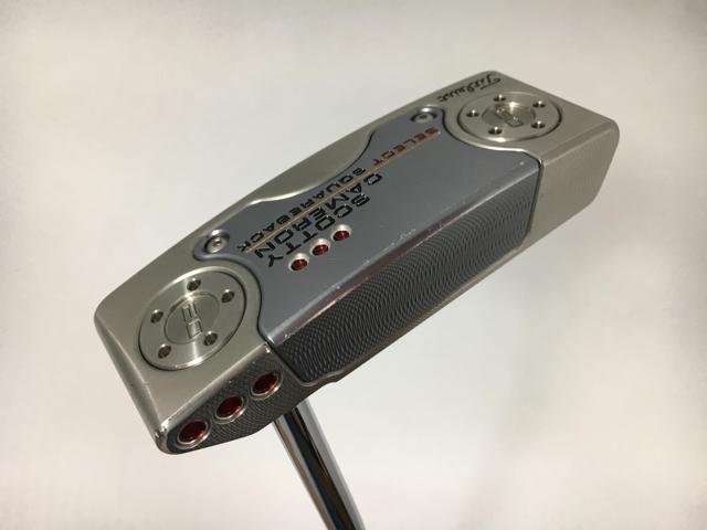 お買い得品！【3980円以上で貨物輸送無料】【即納】【中古】タイトリスト スコッティ・キャメロン より分ける スクウェアうしろ側 2018 一風変わったスチール写真 パター